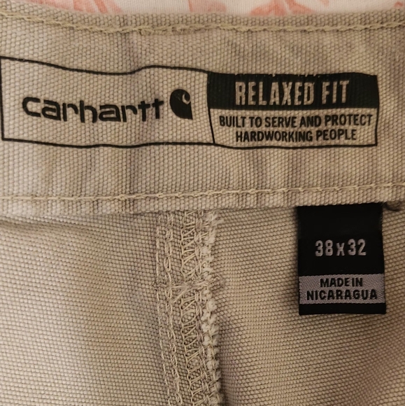 Men's Carhartt relaxed rugged flex canvas work pants - Picture 2 of 7